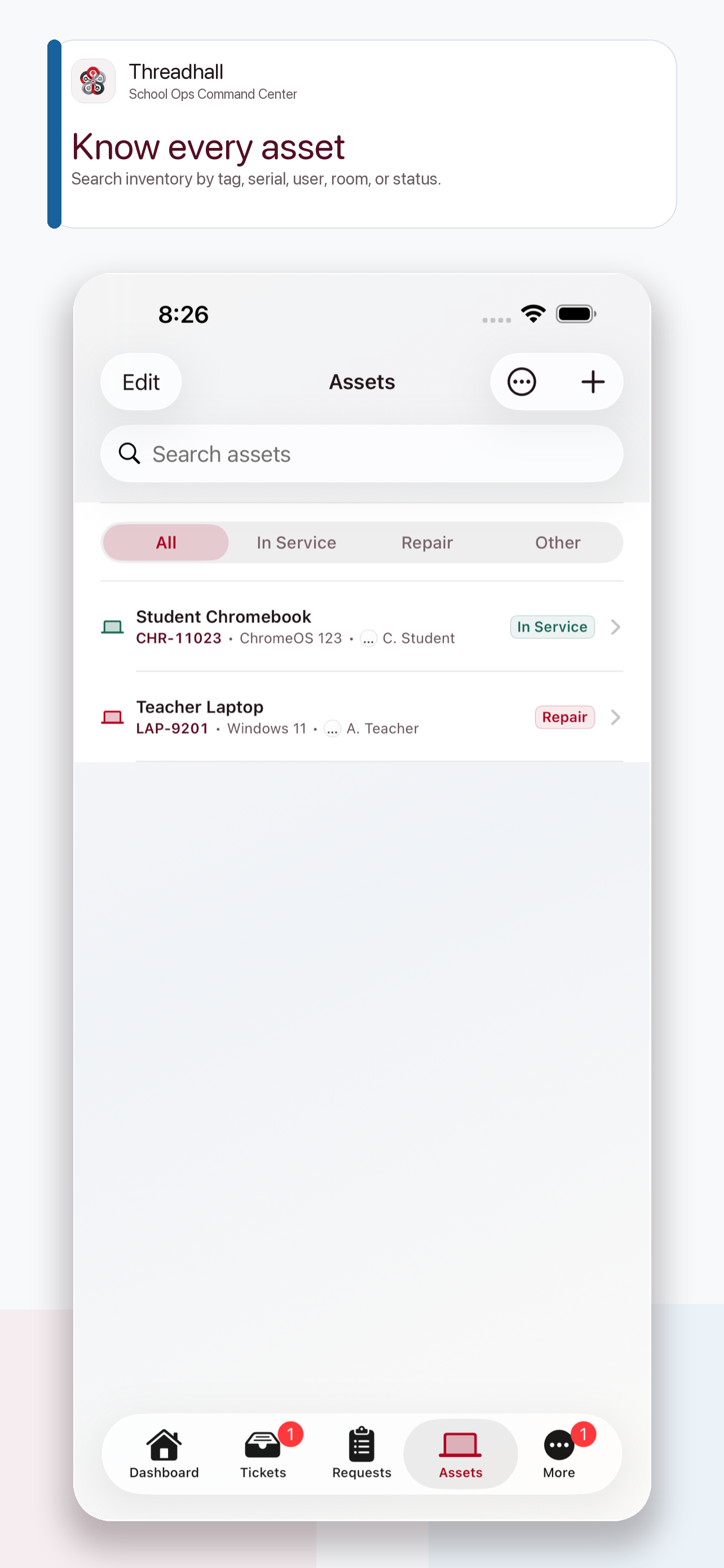 iPhone asset review